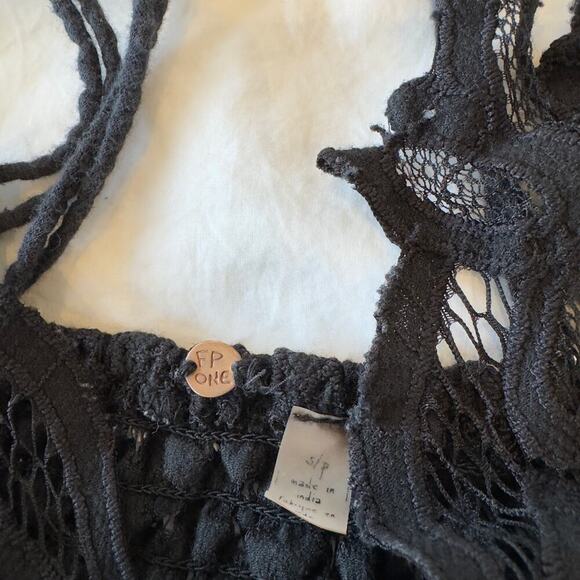 Intimately FP Adella Longline Bralette Black Size S - Picture 4 of 6